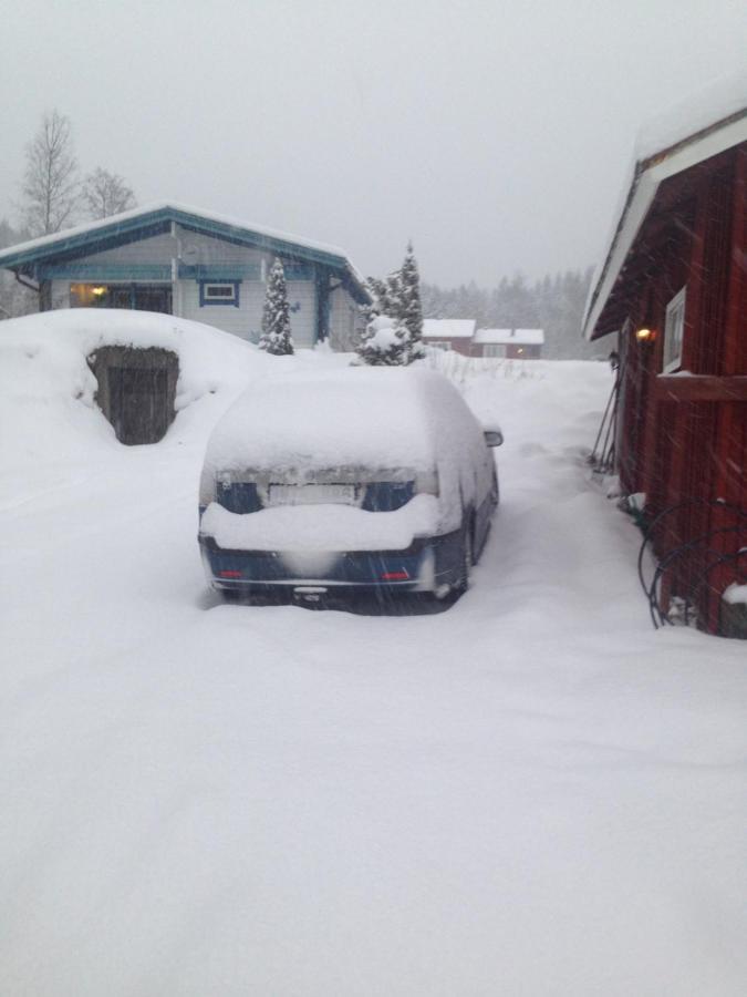 Mysig Timmerstuga Med Braskamin Naera Hovfjaellet Torsby Exterior photo