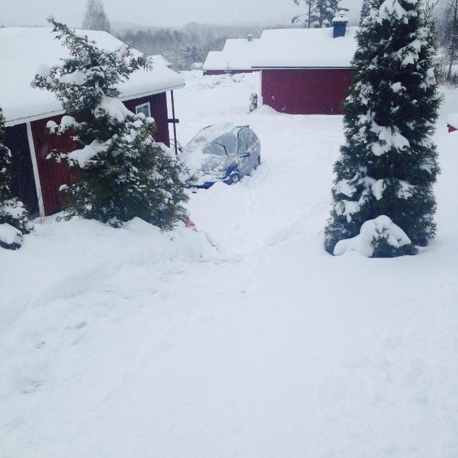 Mysig Timmerstuga Med Braskamin Naera Hovfjaellet Torsby Exterior photo